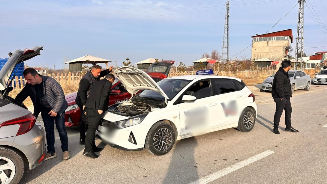 Müdürlüğümüzce Motorlu Taşıtlar Sürücü Kursları Denetlendi