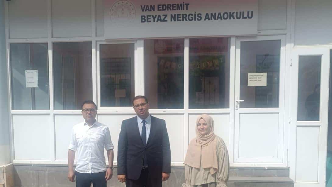 Müdür Nurses ve Acar'dan Beyaz Nergis Anaokulu'na Ziyaret