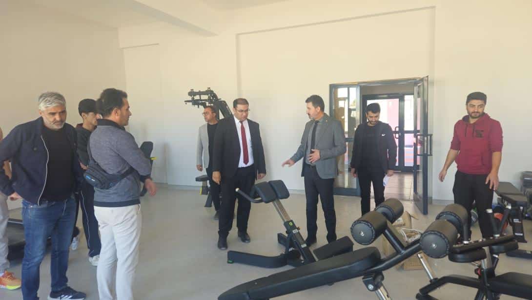 Müdürlerimizden Yeni Spor Lisesi ve Pansiyonlara İnceleme Ziyareti